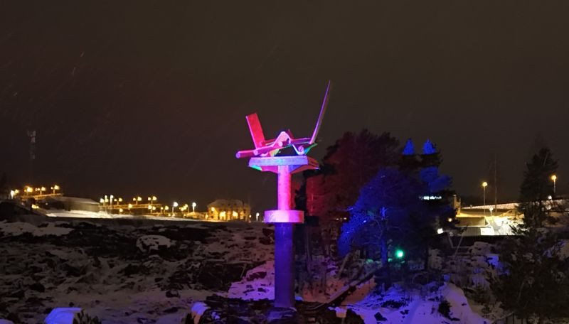 Belysning av oppgangssaga